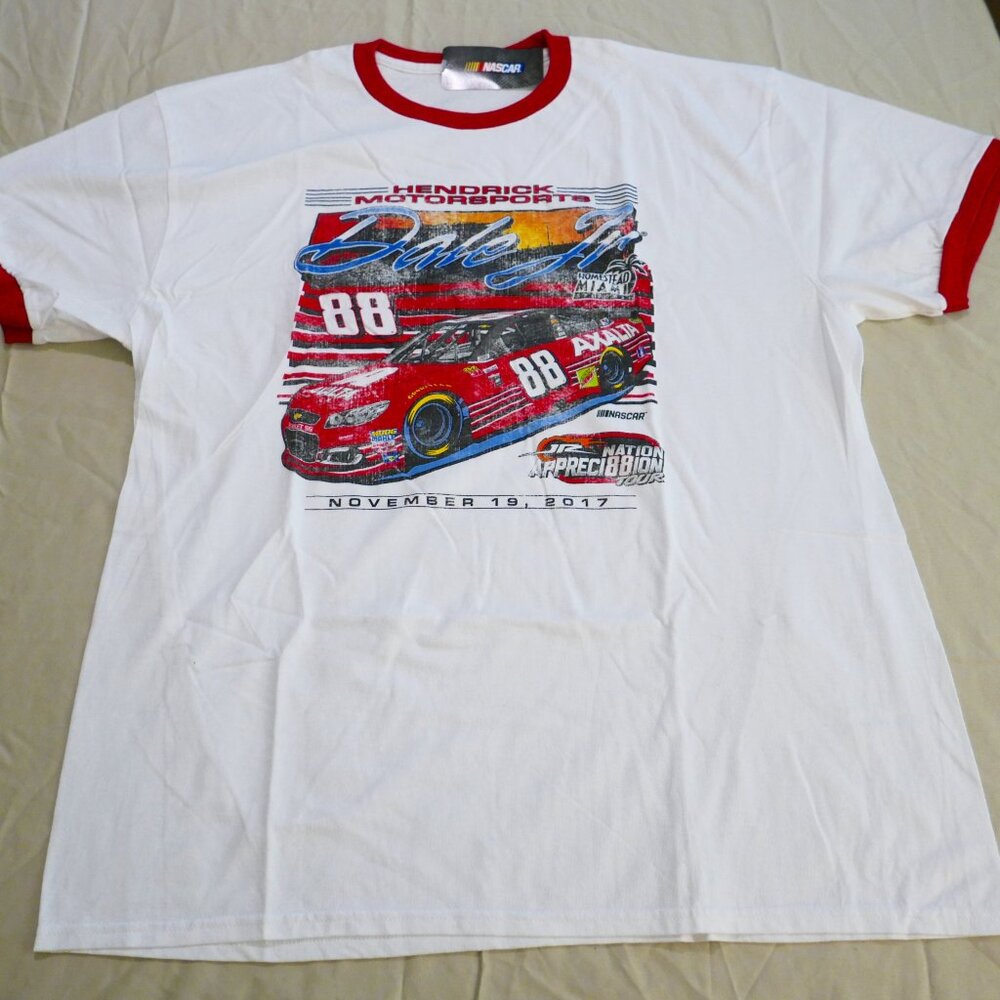 *NWT* 2017 Dale Earnhardt Jr, Homestead Miami Final NASCAR Race X-Large T-Shirt